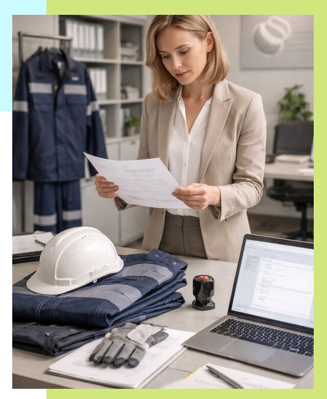 Сертификация спецодежды в Лысьве от 7180 р. | Алешин-Лсь