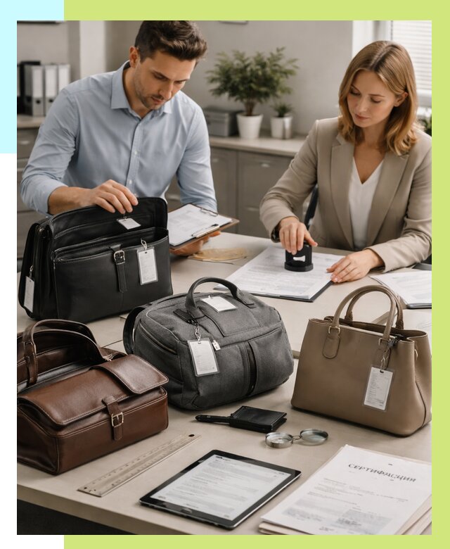 Сертификация сумок в Лысьве от 7693 руб. | Алешин-Лсь