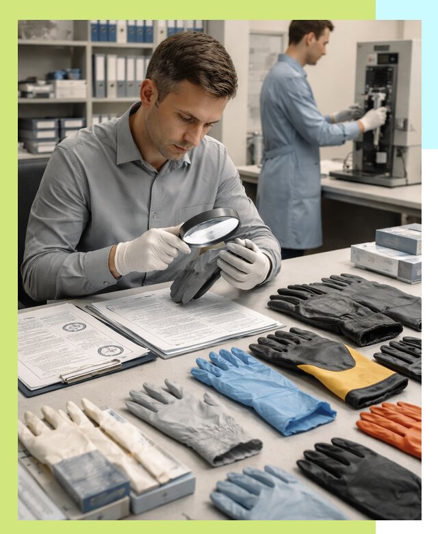 Сертификация перчаток и средств защиты продукции в Лысьве