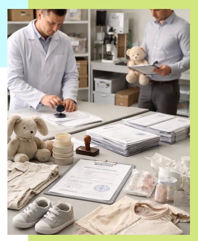 Сертификация детских товаров в Лысьве от 15386 р. | Алешин-Лсь