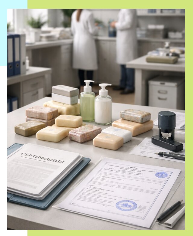 Сертификация мыла и сертификат на мыло в Лысьве от 12308 | Алешин-Лсь