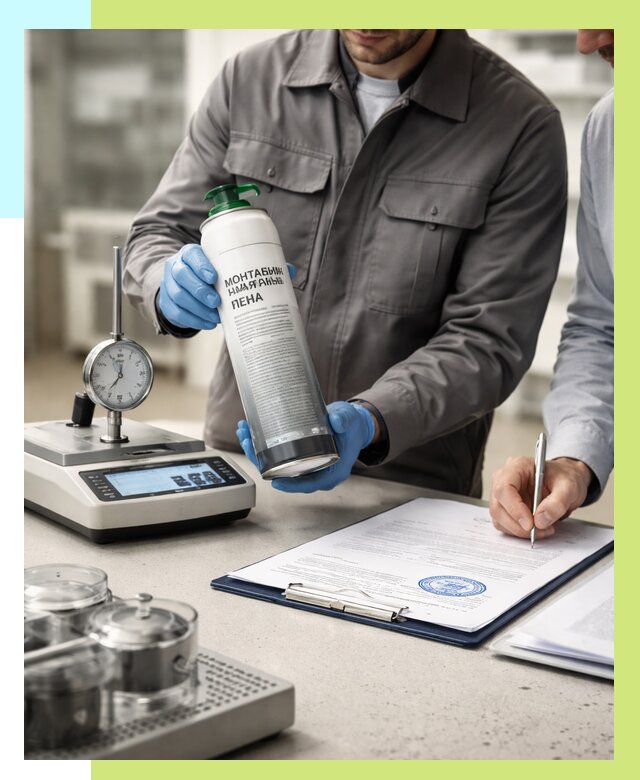 Сертификация монтажной пены в Лысьве от 15386 р. | Алешин-Лсь