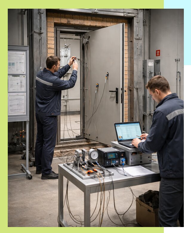 Сертификация противопожарных дверей в Лысьве по ГОСТ и ТР