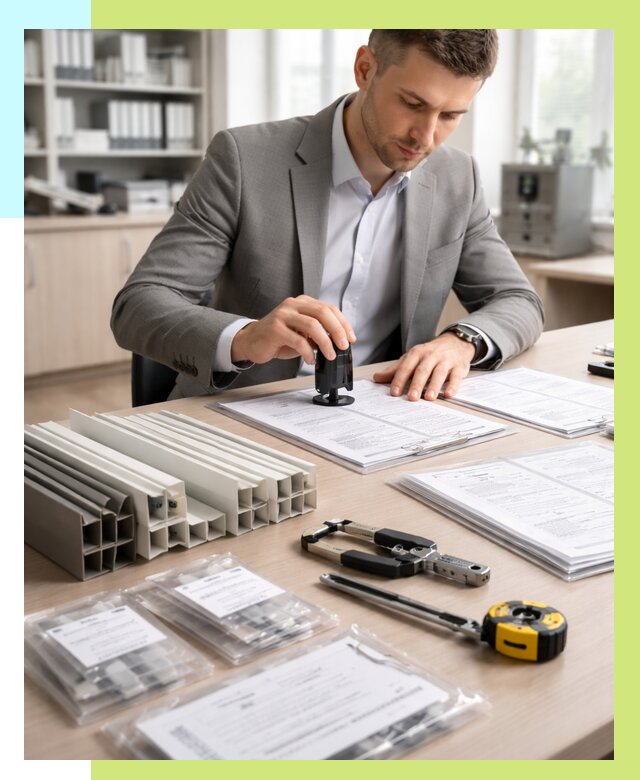 Сертификация ПВХ продукции в Лысьве от 8718 р., Алешин-Лсь