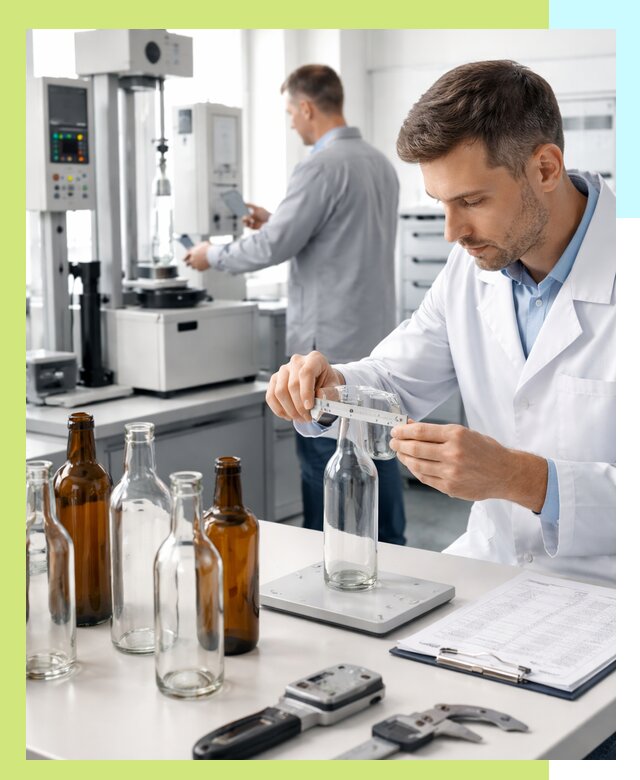 Сертификация стеклянных бутылок и сопутствующей упаковки в Лысьве