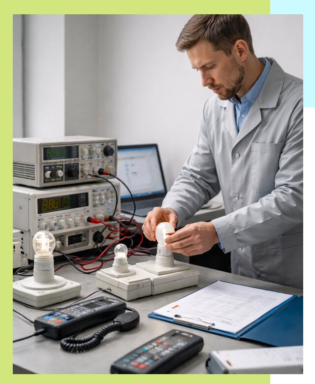 Сертификация ламп и светильников в Лысьве по нормативам