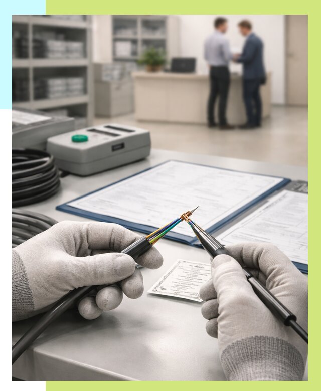 Сертификация провода в Лысьве от 18463 р. в Алешин-Лсь