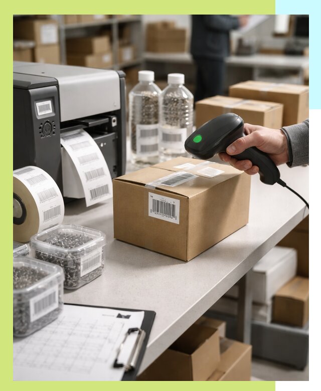 Штрихкодирование продукции и маркировка для продажи в Лысьве
