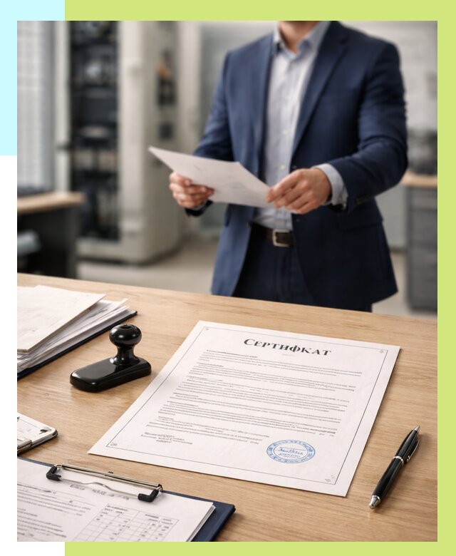 Сертификат на оборудование в Лысьве от 15386 р. | Алешин-Лсь