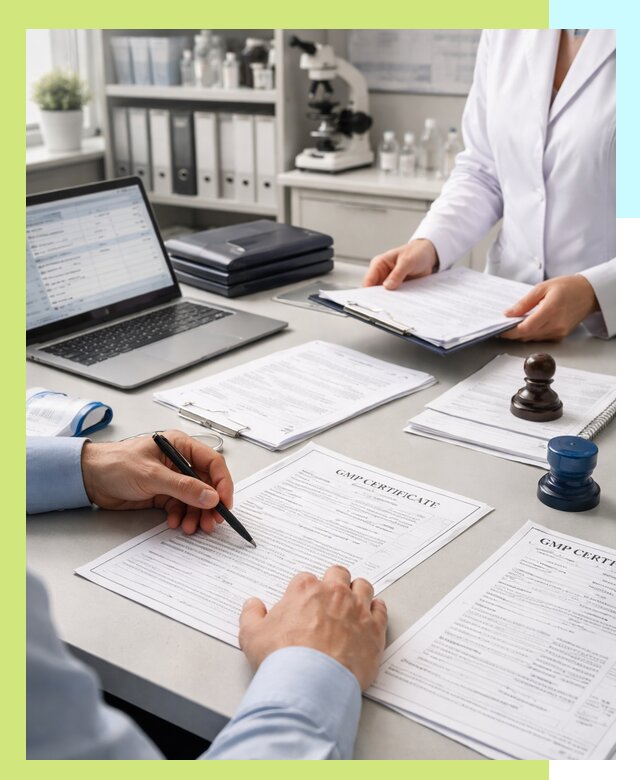 Оформление сертификата GMP в Лысьве для фармпроизводства