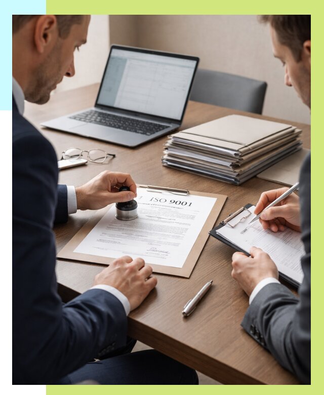 Сертификат ISO 9001 в Лысьве купить от 82056 р. | Алешин-Лсь