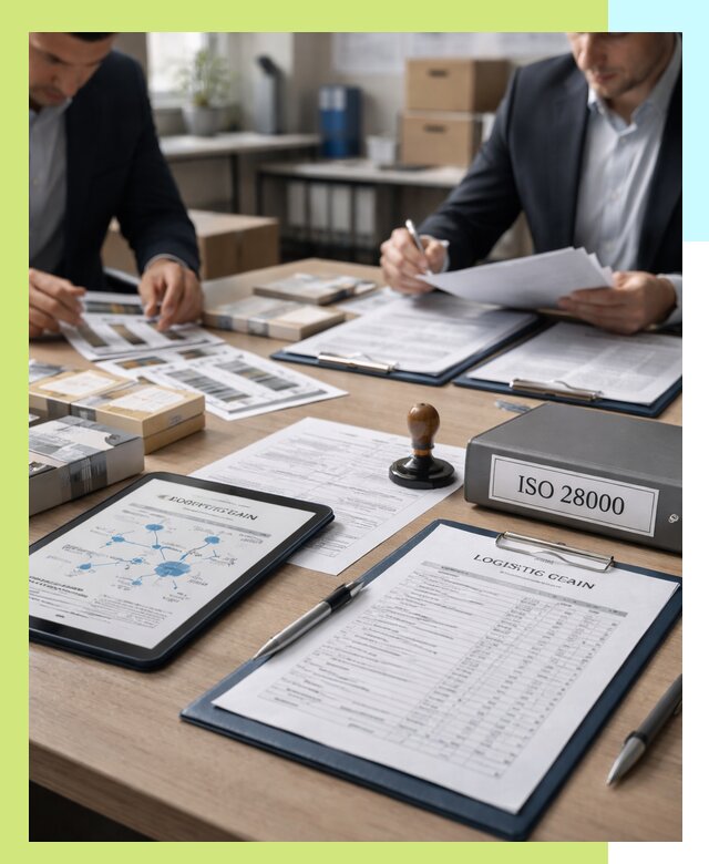 Получение сертификата ISO 28000 по безопасности цепи поставок в Лысьве