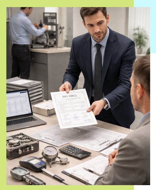 Выдача сертификата ISO 10012 по требованиям метрологии в Лысьве